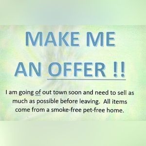 Make me an offer !